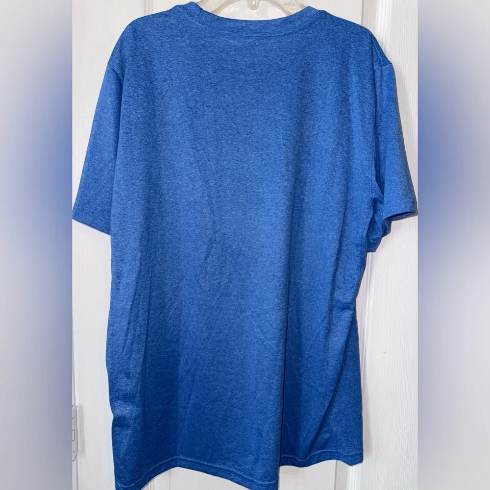 Nike Dri-FIT Athletic Shirt Heathered Blue Size L